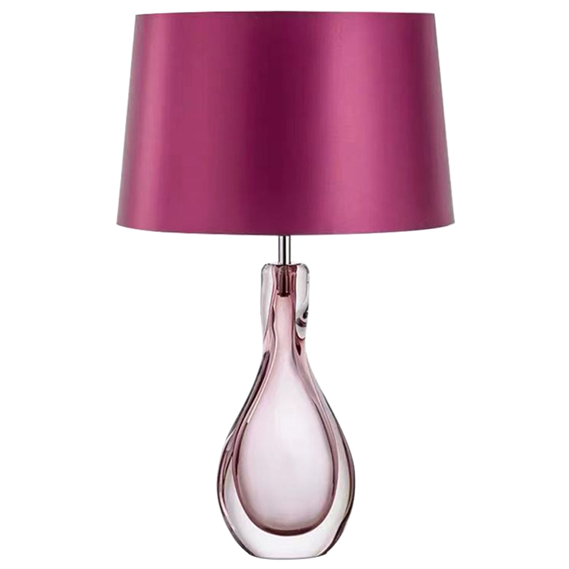 Настольная лампа Crystal Table Lamp Hot Pink Розовый в Ижевске | Loft Concept 