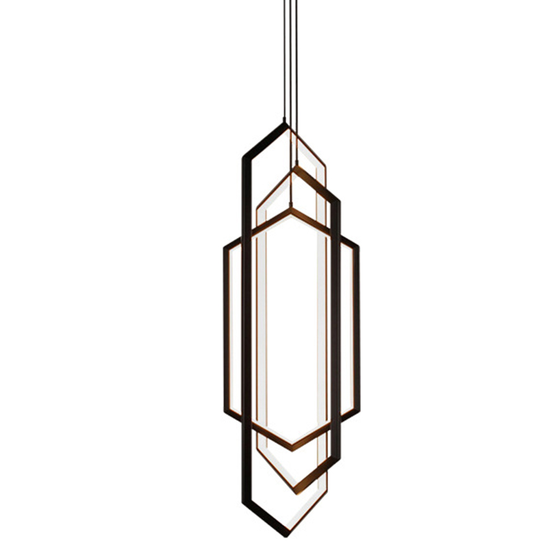 Дизайнерский Подвесной Светильник ORBIS Hexagon Geometric Modern Chandelier Studio Endo Black Черный Дизайнерский Подвесной Светильник ORBIS Hexagon Geometric Modern Chandelier Studio Endo Black Черный в Ижевске | Loft Concept