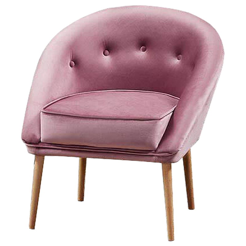 Кресло Gwyn Chair pink Розовый Древесина в Ижевске | Loft Concept 