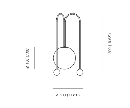 Настольная лампа Michael Anastassiades Fontana Amorosa Bell в Ижевске