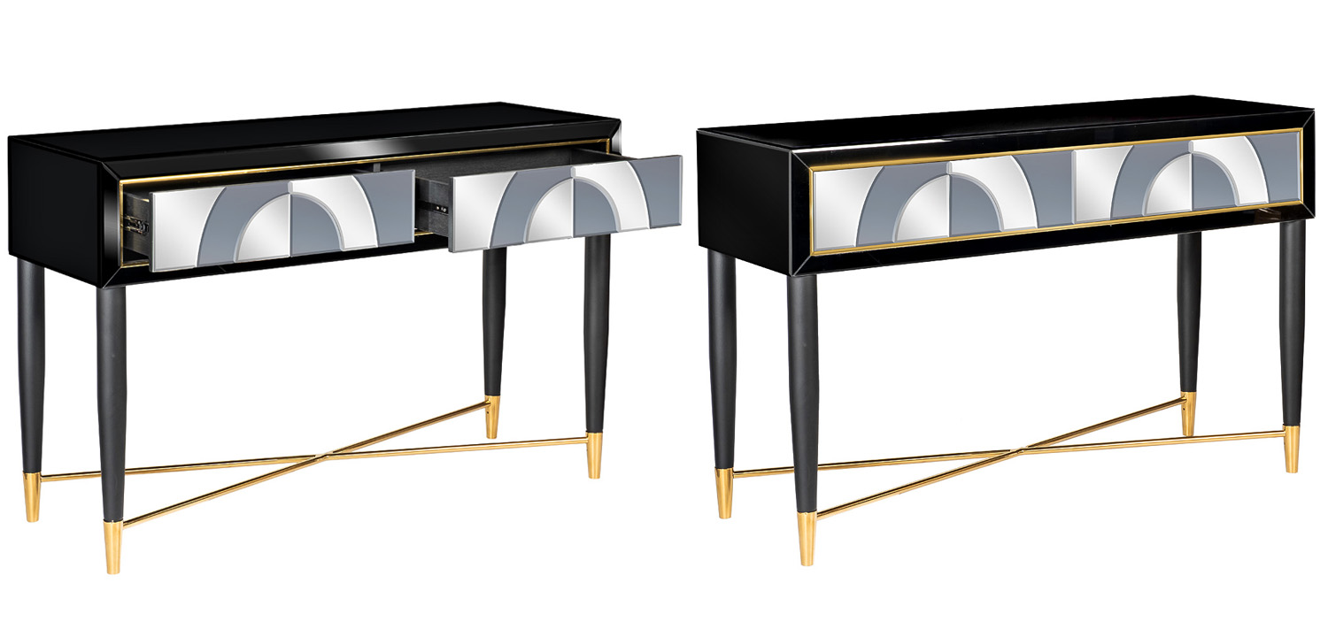 Консоль Camila Mirror Boxes Console - фото