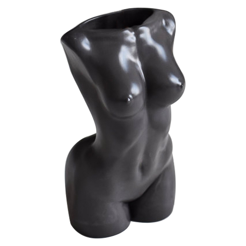 Ваза Vase Female Torso black Черный в Ижевске | Loft Concept 