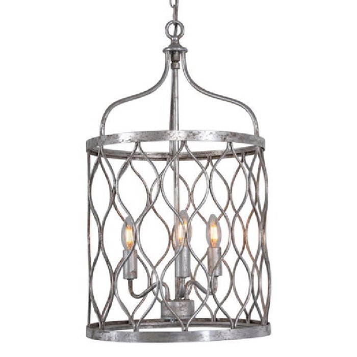 Подвесные светильники Lantern Silver Net M Pendant lamp Серебряный в Ижевске | Loft Concept 