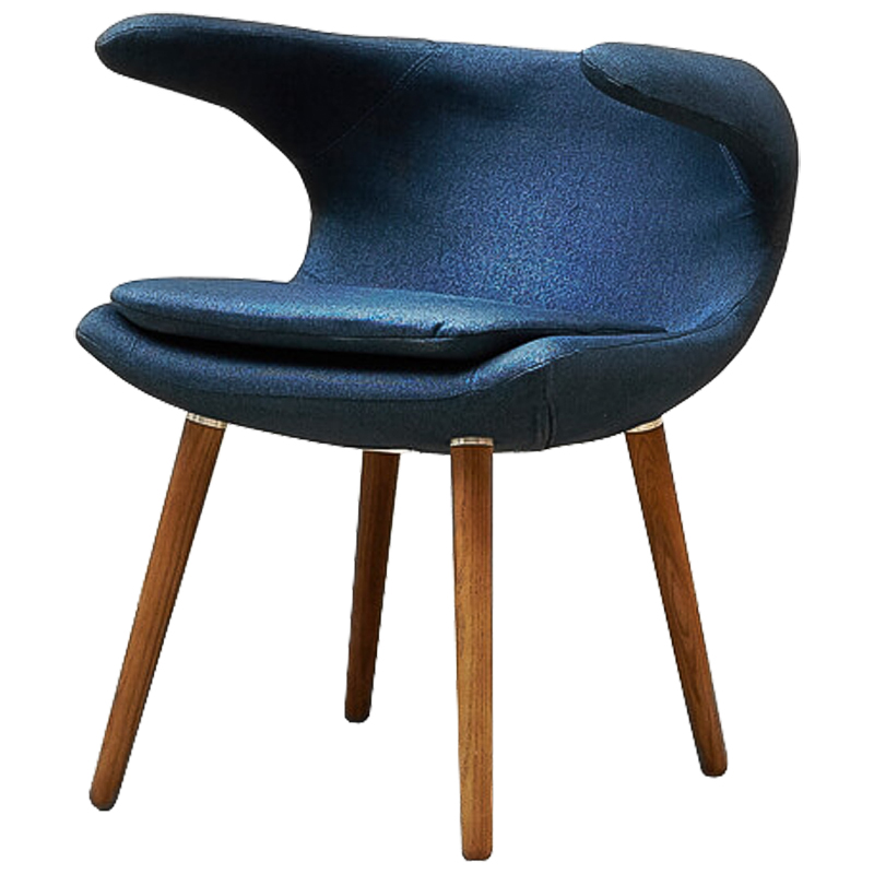 Стул Roidh Stool blue Синий Коричневый в Ижевске | Loft Concept 