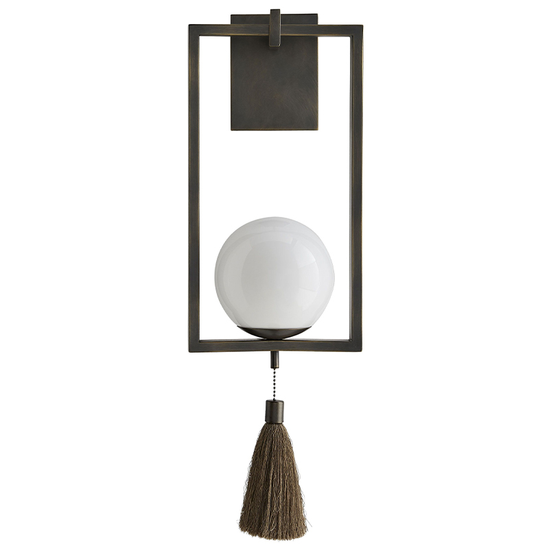 Бра Arteriors TRAPEZE SCONCE Белый Черный в Ижевске | Loft Concept 