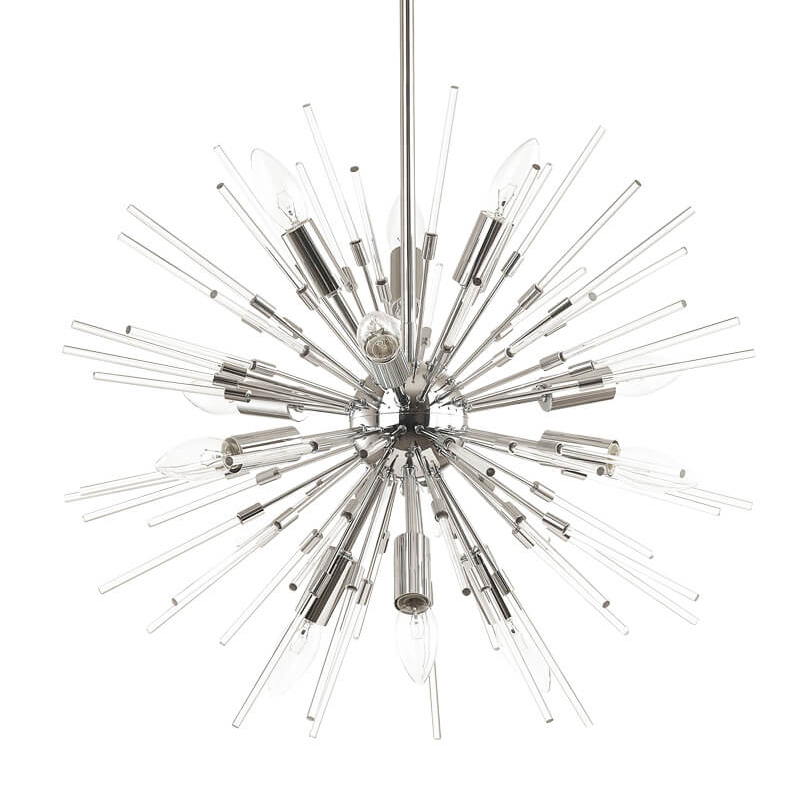 Люстра Welund Sputnik Chandelier chromium Хром Прозрачный в Ижевске | Loft Concept 