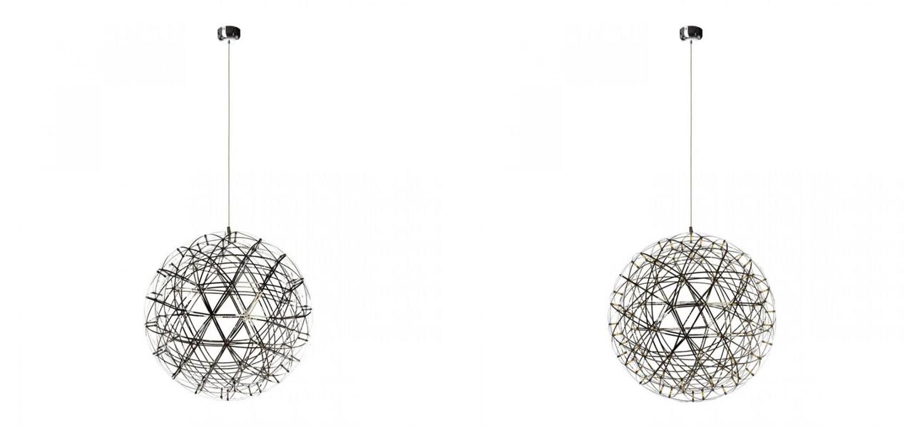 Светодиодный Подвесной Светильник Moooi  Raimond Диаметр 80 см 92 диода - фото
