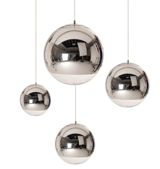 Подвесной светильник Mirror Ball Серебряный в Ижевске | Loft Concept 