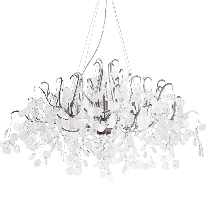 Люстра FAIRYTREE Chandelier Silver 100 Серебряный Прозрачное Стекло в Ижевске | Loft Concept 