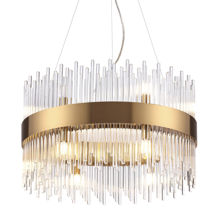 Люстра Nembus Chandelier Gold Circle Бронза в Ижевске | Loft Concept 