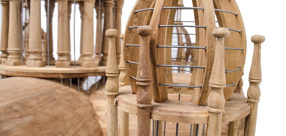 Клетка для птиц дворец BIRD CAGE LARGE BIRD CAGE - фото №1