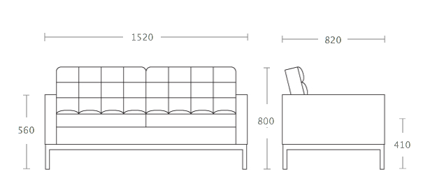 Диван Florence Knoll Settee в Ижевске