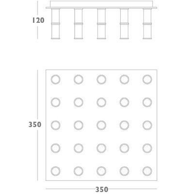 Потолочный светильник Meurice Flush Mount Ceiling Light в Ижевске