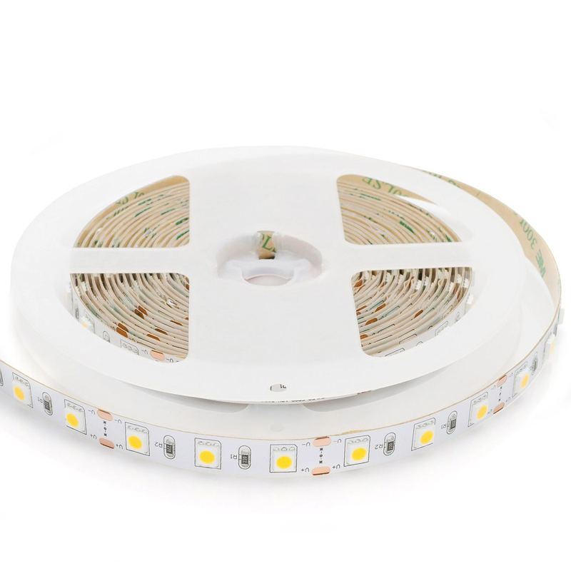 Светодиодная лента 14,4W/m 60LED/m 5050SMD теплый белый Белый в Ижевске | Loft Concept 