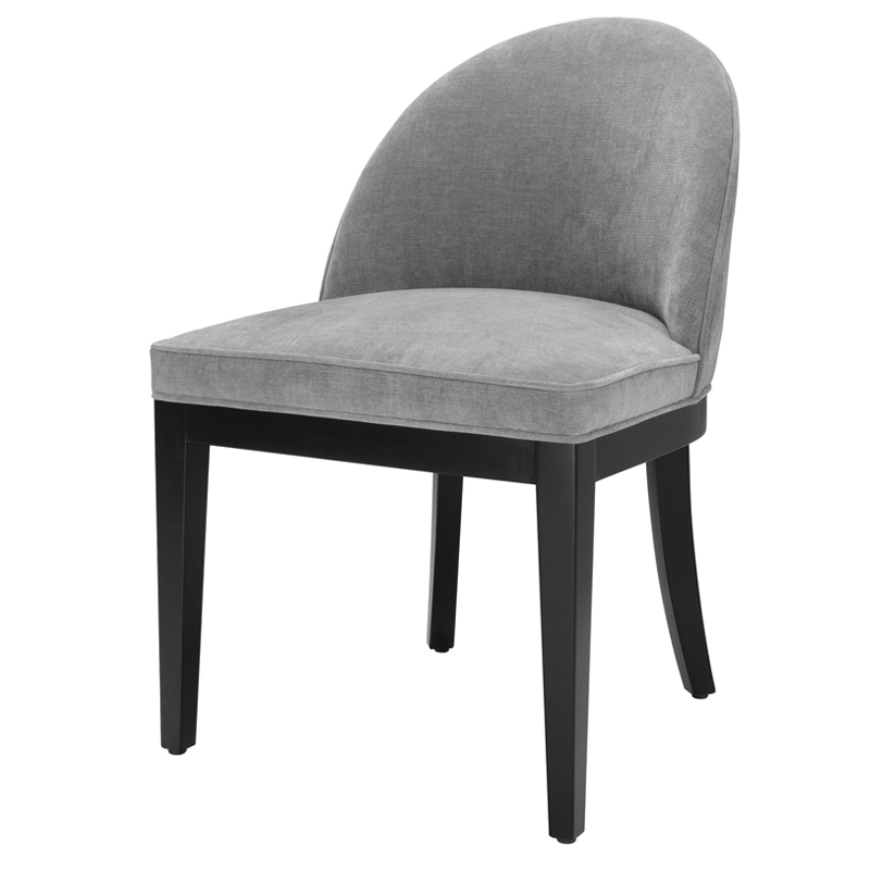 Стул Eichholtz Dining Chair Fallon grey Серый Черный в Ижевске | Loft Concept 