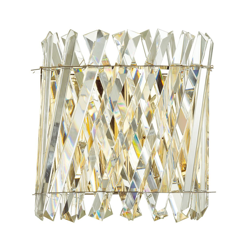 Бра Crystal Crossed Stripes Gold Золотой в Ижевске | Loft Concept 