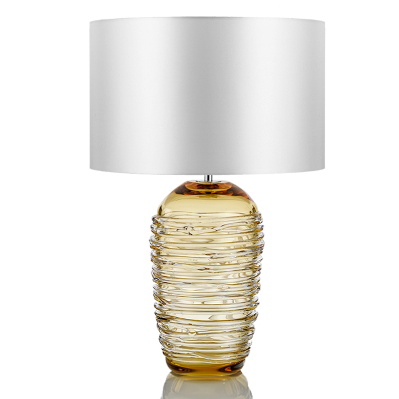 Настольная лампа Porta Romana GLB32 GLASS THREAD LAMP Amber Янтарь (Amber) Молочный в Ижевске | Loft Concept 