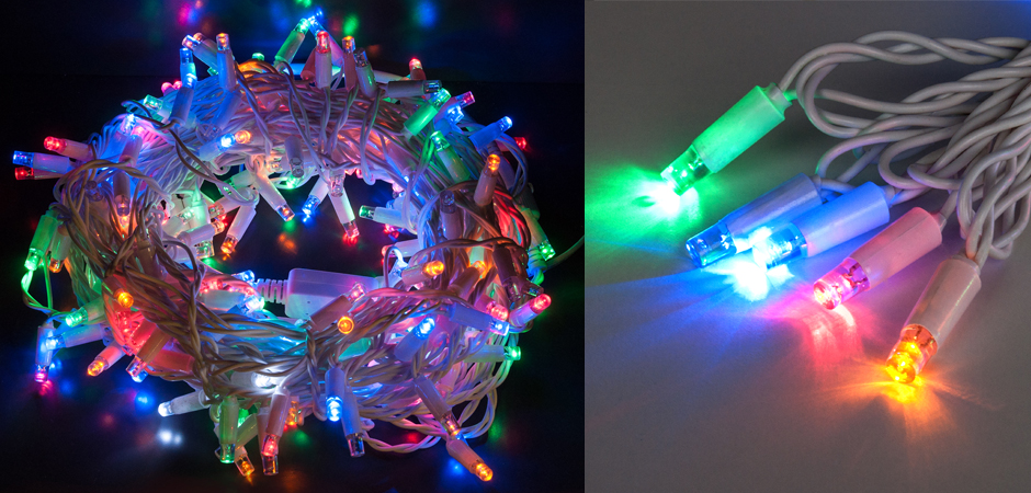 Мерцающая Цветная Гирлянда для улицы - Loft-Concept в Ижевске