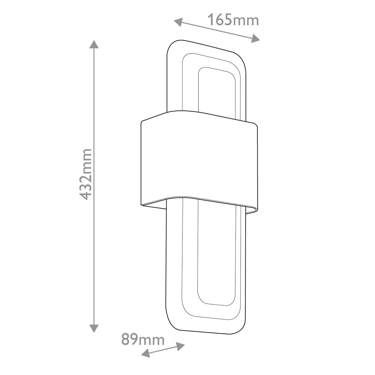 Бра с прямоугольным стеклянным плафоном Kichler в Ижевске