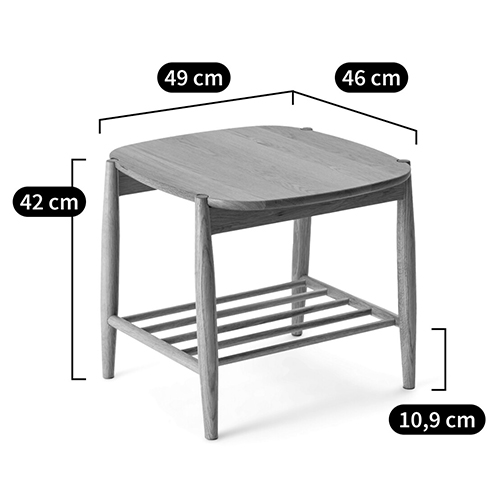 Приставной стол из массива дуба Reyer Side Table в Ижевске