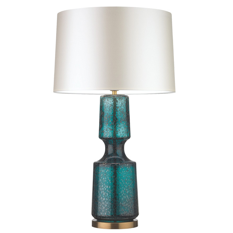 Настольная лампа Antero Teal Table Lamp Бирюзовый Молочный в Ижевске | Loft Concept 