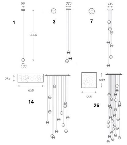Bocci Led Crystal Glass Ball 1 в Ижевске
