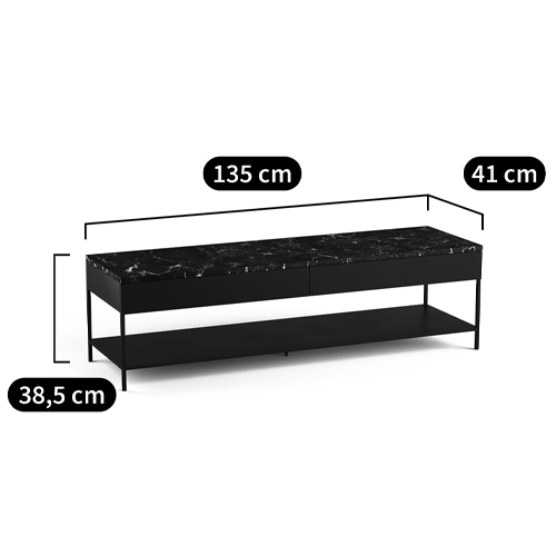 ТВ-тумба с мраморной столешницей Vayo Marble TV Stand в Ижевске