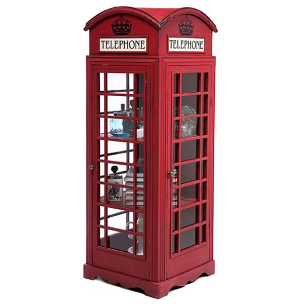 Витрина "Телефонная будка" London telephone box Красный (Red) в Ижевске | Loft Concept 