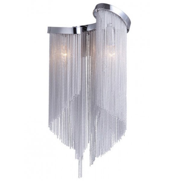 Бра Atlantis Chain Wall Lamp Black White Белый в Ижевске | Loft Concept 