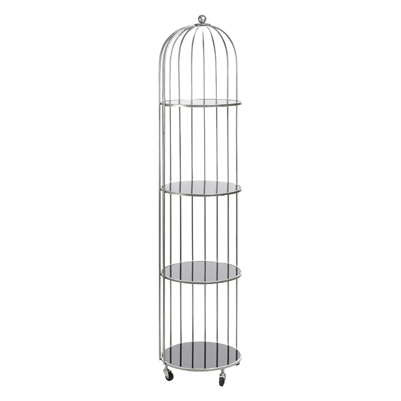 Стеллаж Cage Rack Silver Серебряный в Ижевске | Loft Concept 