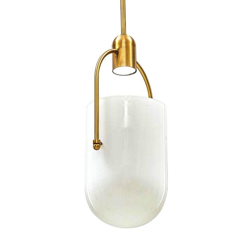 Подвесной светильник Allied Maker Hanging Lamp Золотой Белый в Ижевске | Loft Concept 