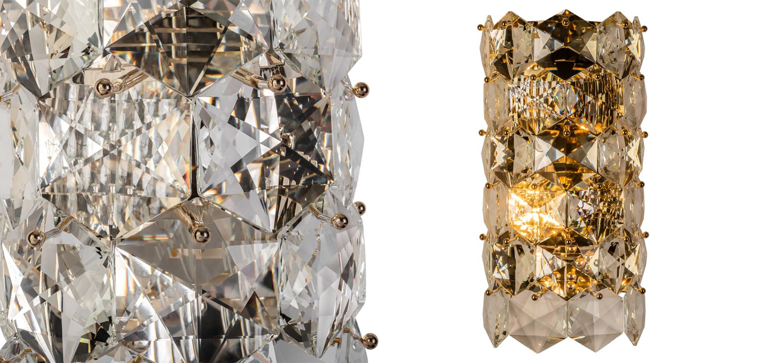 Бра Tiers Crystal Light Ermitage Wall Lamp - фото