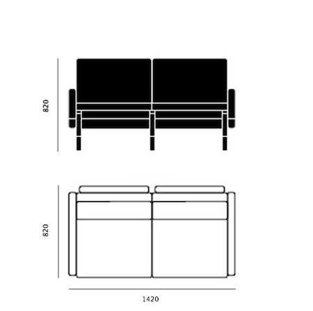 Диван PK31 2 Seat в Ижевске