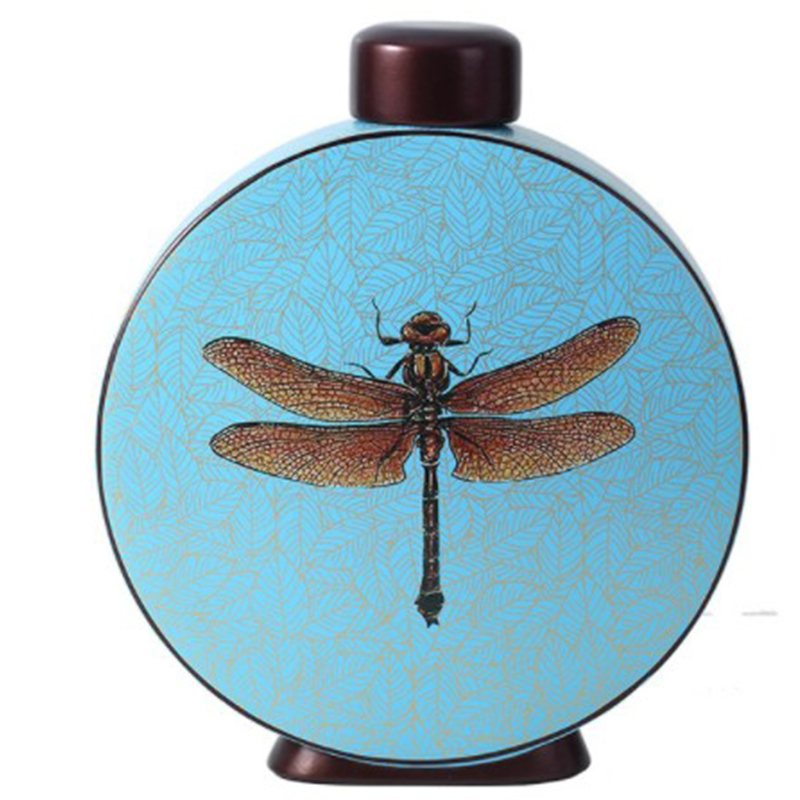 Ваза Blue Vase Dragonfly Голубой Коричневый в Ижевске | Loft Concept 