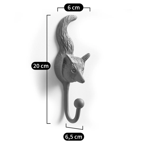 Настенный крючок лиса Fox Wall Hook Green в Ижевске