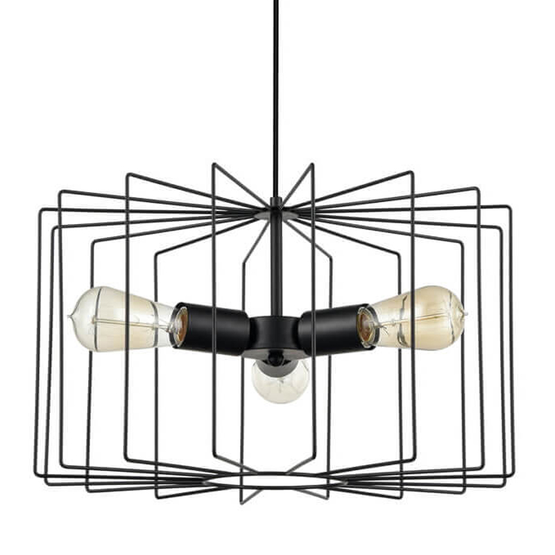 Люстра Cage Wire Color black Черный в Ижевске | Loft Concept 