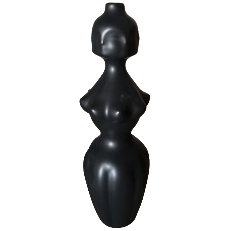 Декоративная ваза OLYMPIA VASE Black Vase Черный в Ижевске | Loft Concept 