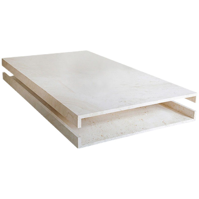 Кофейный стол Allen Travertine Coffee Table Бежевый в Ижевске | Loft Concept 