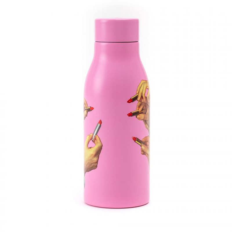 Бутылка Seletti Thermal Bottle Lipstick Pink Розовый в Ижевске | Loft Concept 