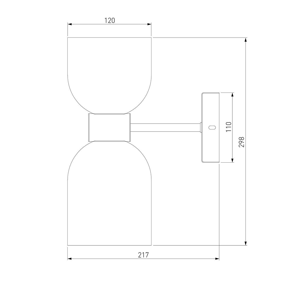 Бра Light maker studio Sconce white and smok brass в Ижевске