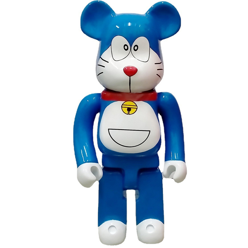 Статуэтка Bearbrick Doraemon Happy Синий Белый Красный в Ижевске | Loft Concept 