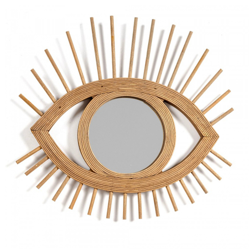 Зеркало Mirror Wooden Eye Коричневый в Ижевске | Loft Concept 