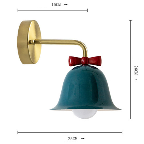 Бра Колокольчик Bell with Bow Deep Blue Wall Lamp Темно-синий в Ижевске