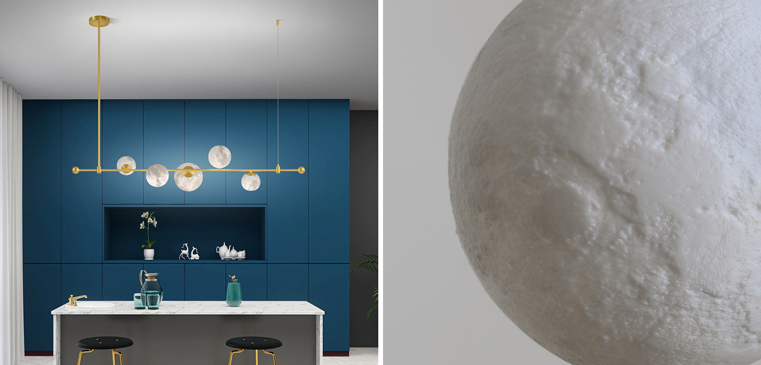 Светильник Tech Lighting Modern Rail Geometric Linear Suspension 5 Gold - фото