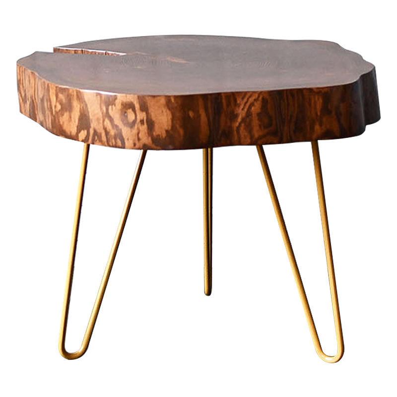 Кофейный стол Dylon Industrial Metal Rust Coffee Table Коричневый Желтый в Ижевске | Loft Concept 