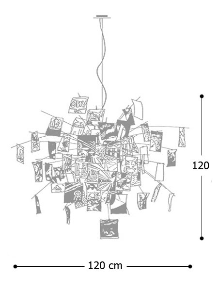 Светильник Zettel Z 5 Ingo Maurer text в Ижевске