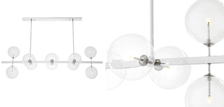 Люстра Chandelier Largo Nickel - фото №1