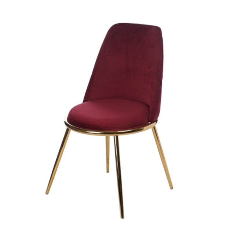 Стул Chairs Velvet Crimson Малиновый (Crimson) Золотой в Ижевске | Loft Concept 