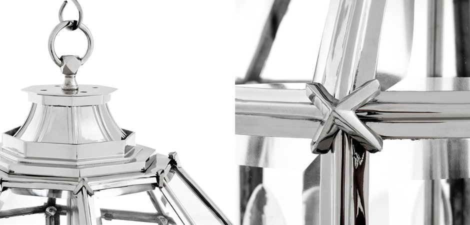 Люстра Lantern Owen Nickel M - Loft-Concept в Ижевске