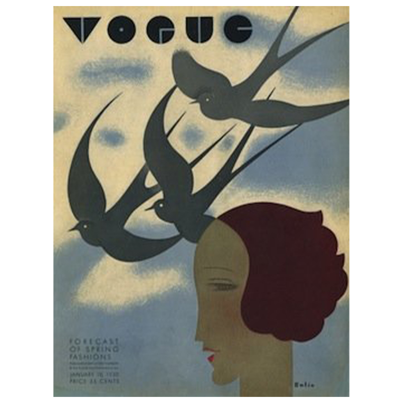 Постер Vogue Cover 1930 January  в Ижевске | Loft Concept 